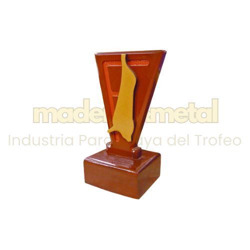 Imagen de Trofeo tallado en fibra de madera - M1.769